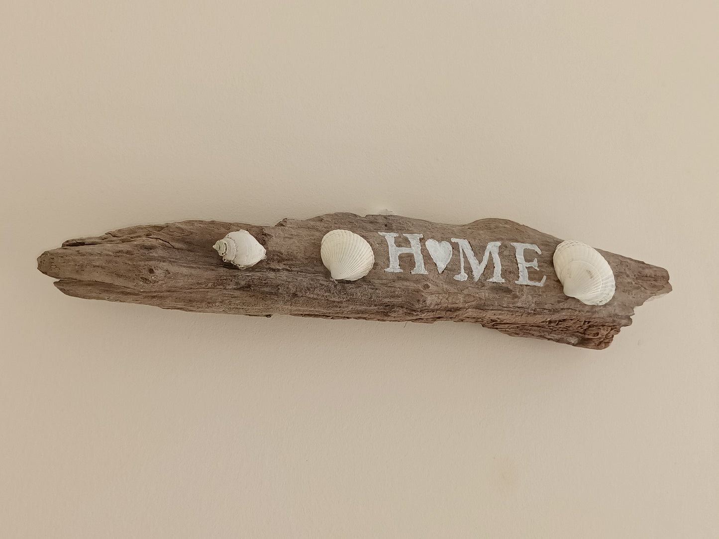 'Home' Original Devon Rustic Driftwood Wall Art 34cm
