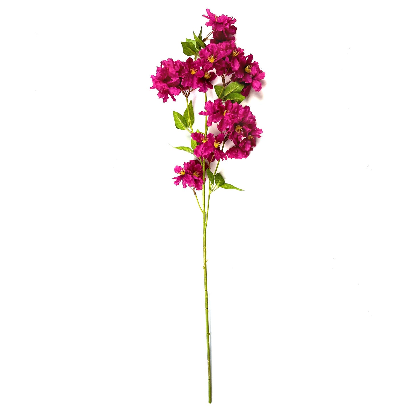 Artificial Apple Blossom Branch 87cm - Dark Pink Flowers