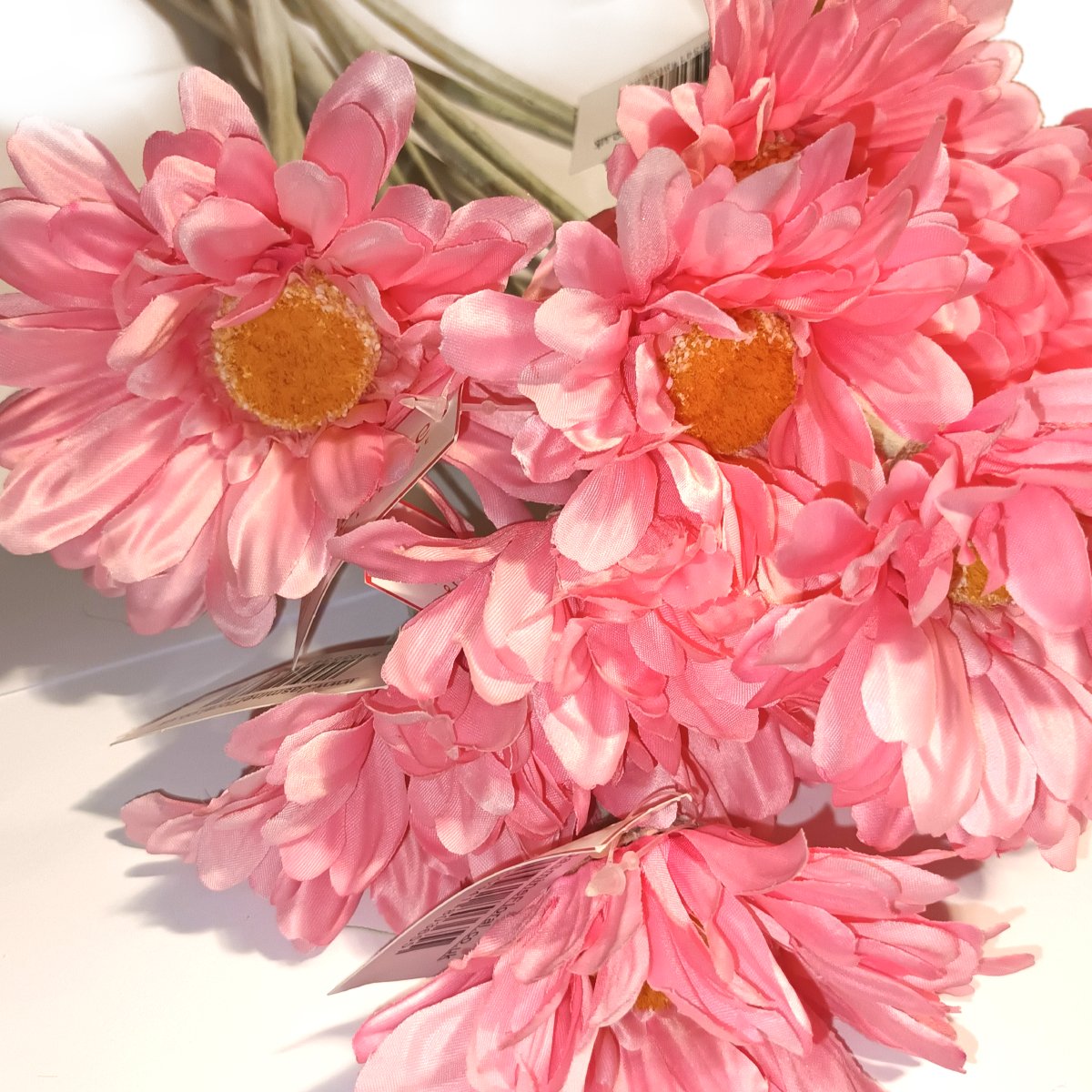 Artificial Light Pink Gerbera Flower Stem - 55cm