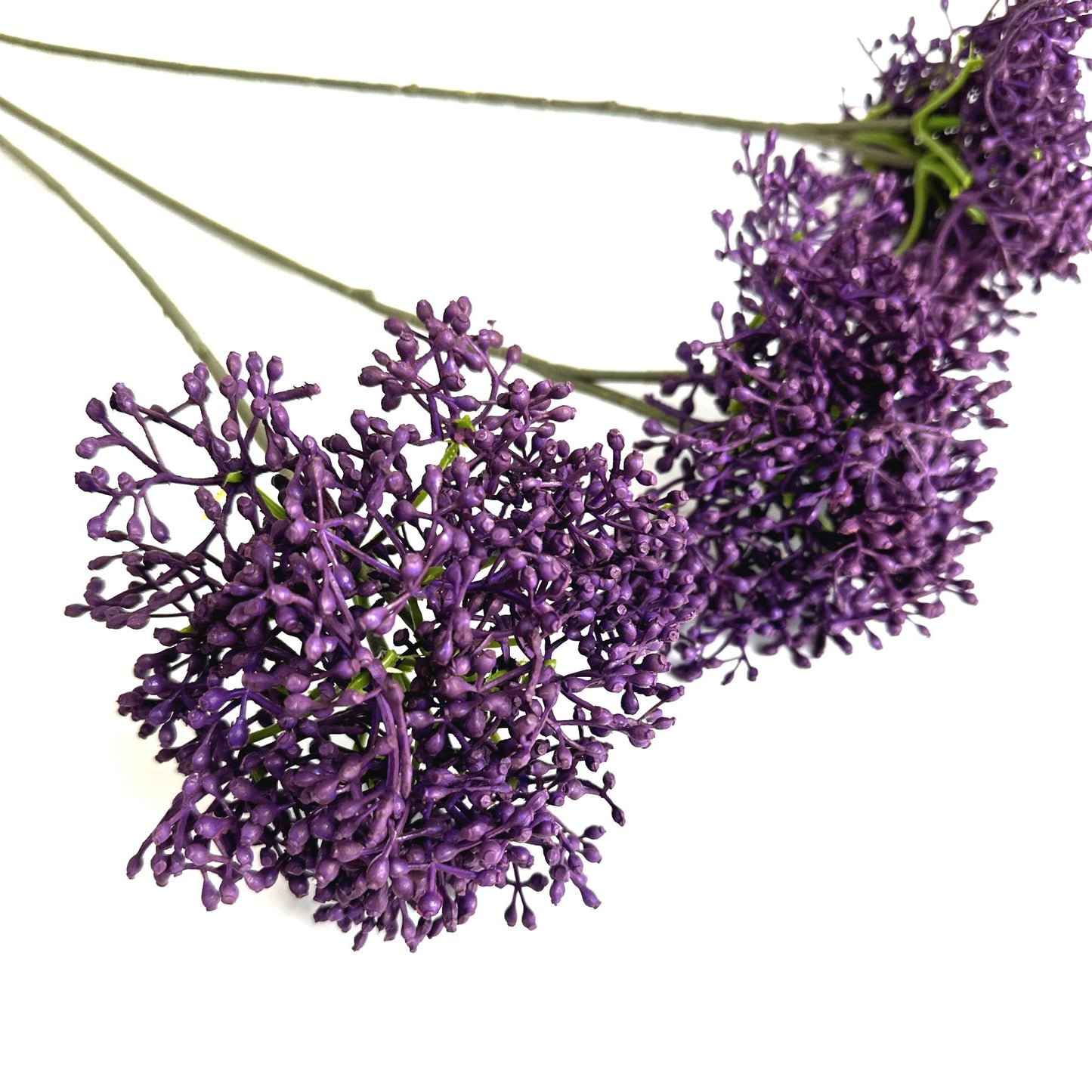 Elderberry Spray 54cm Tall Purple Berries