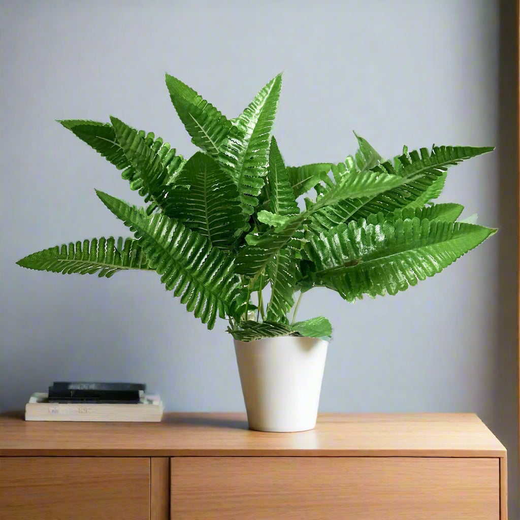 Artificial Boston Fern Bush 30cm