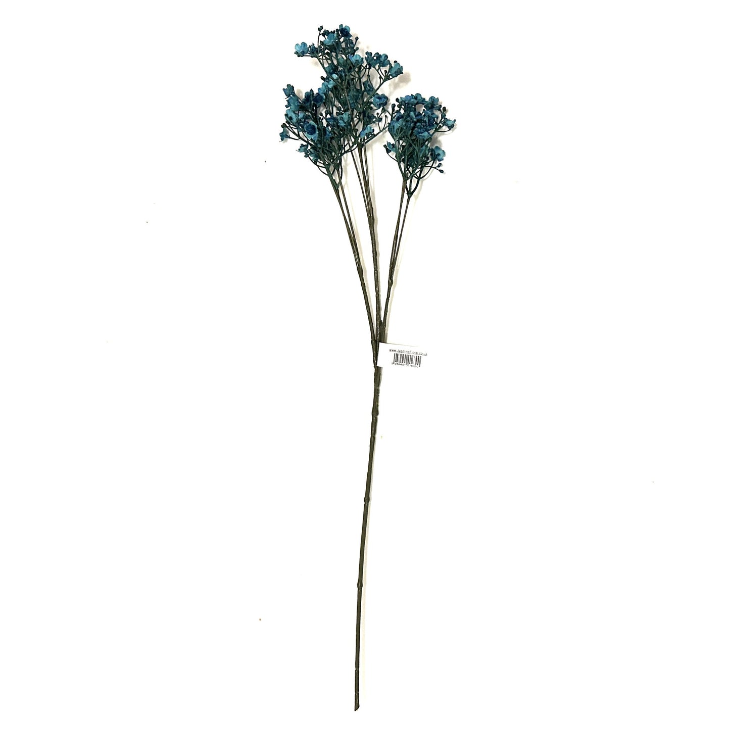 Artificial Gypsophila Flower Spray with Blue Teal Flowers 70cm