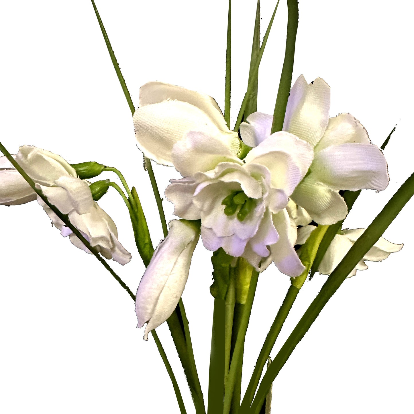 Artificial Snowdrop Flower Bundle 24cm
