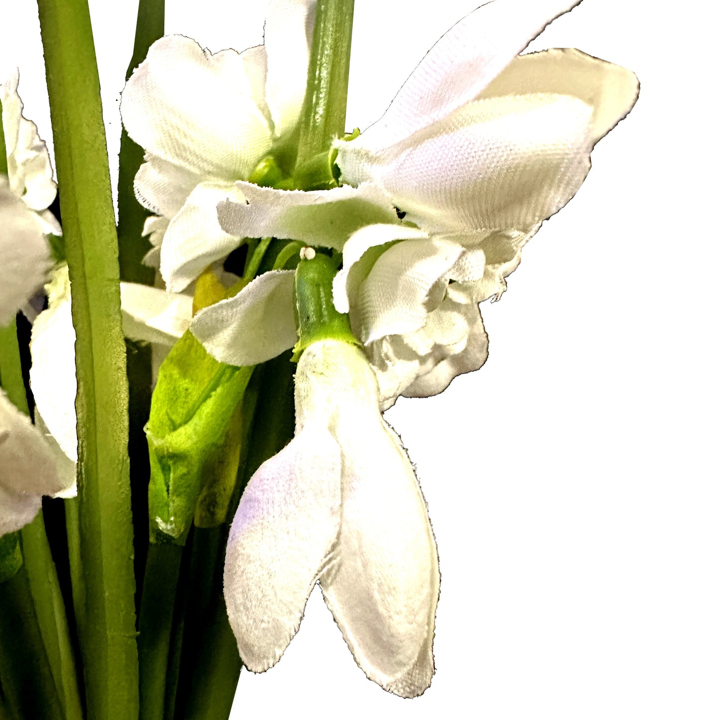 Artificial Snowdrop Flower Bundle 24cm