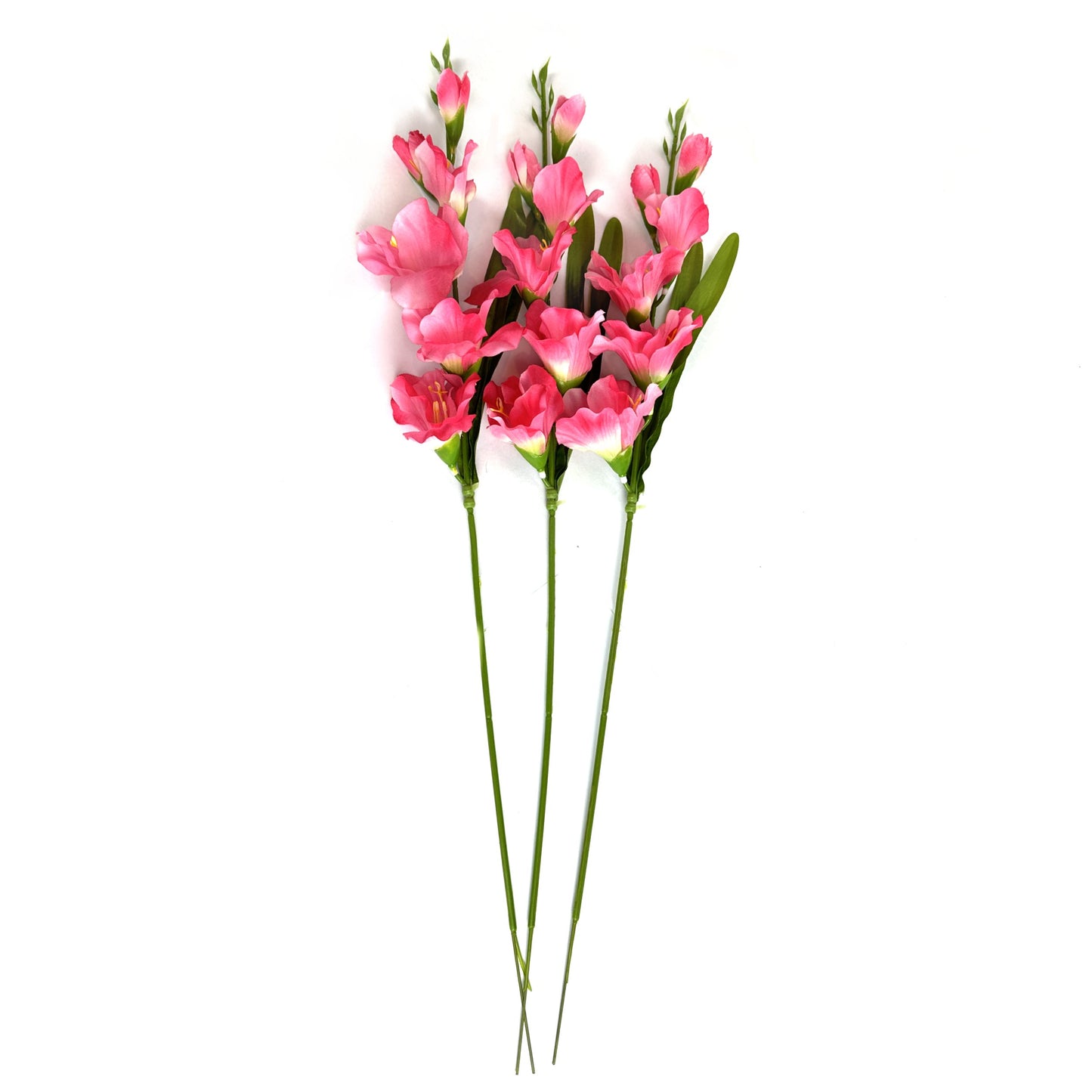 Artificial Gladiolus Flower Stem 58cm Pink