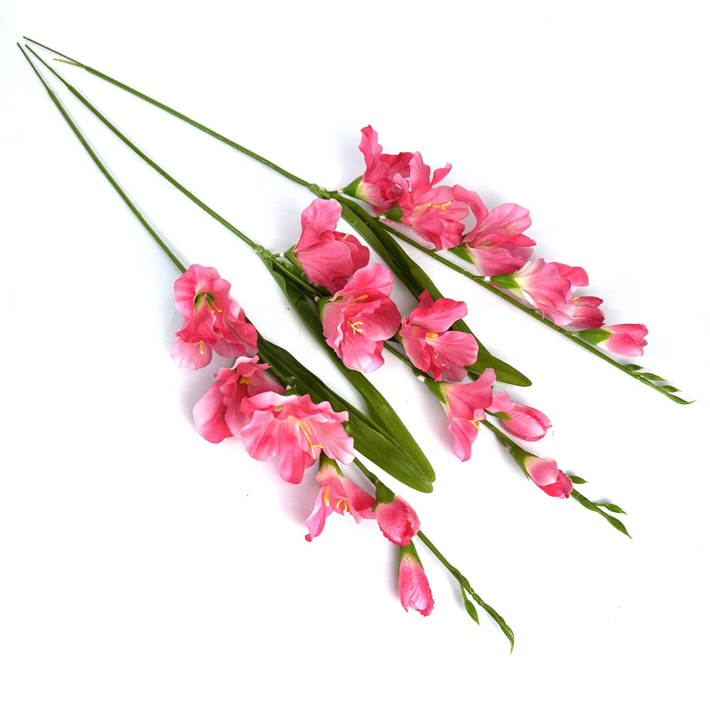 Artificial Gladiolus Flower Stem 58cm Pink