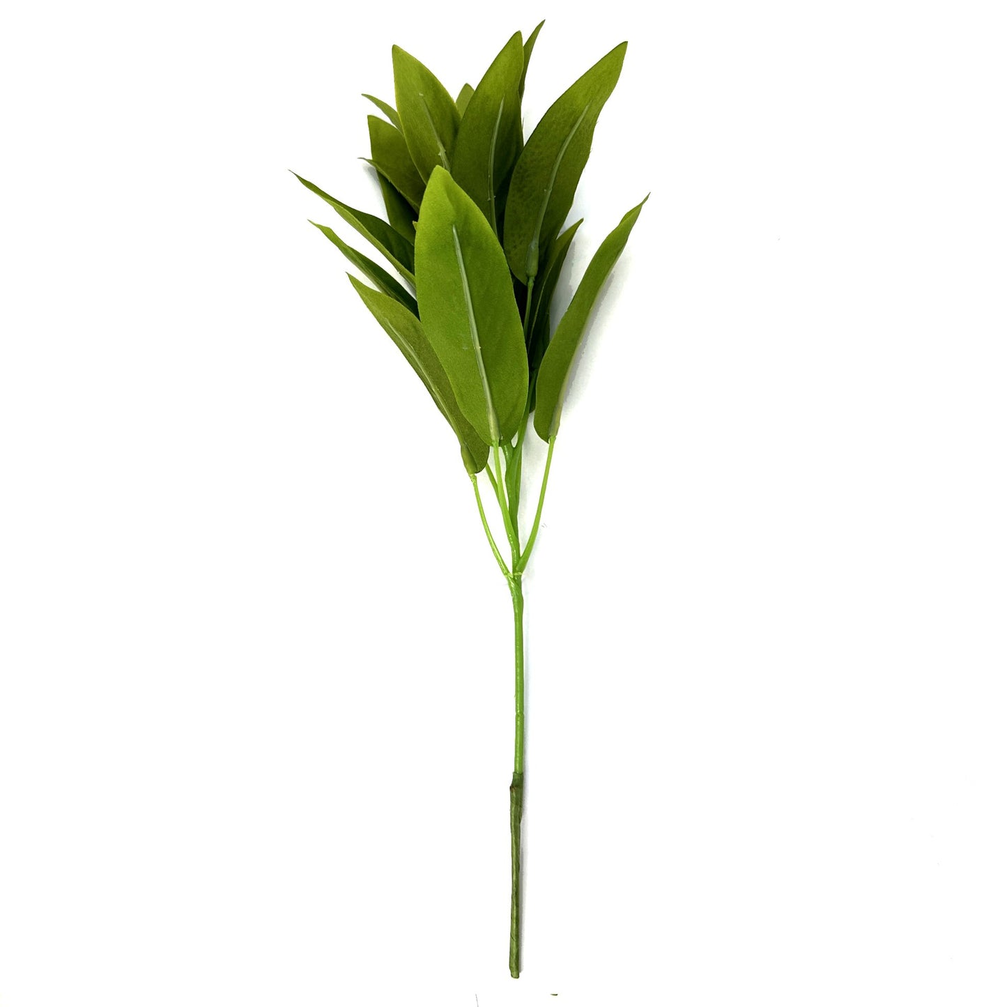 Artificial Sage Bright Green Leaf Spray 32cm