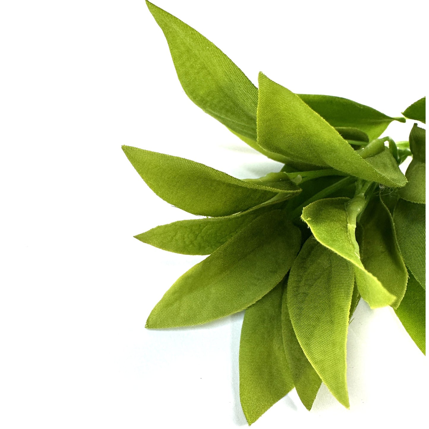 Artificial Sage Bright Green Leaf Spray 32cm