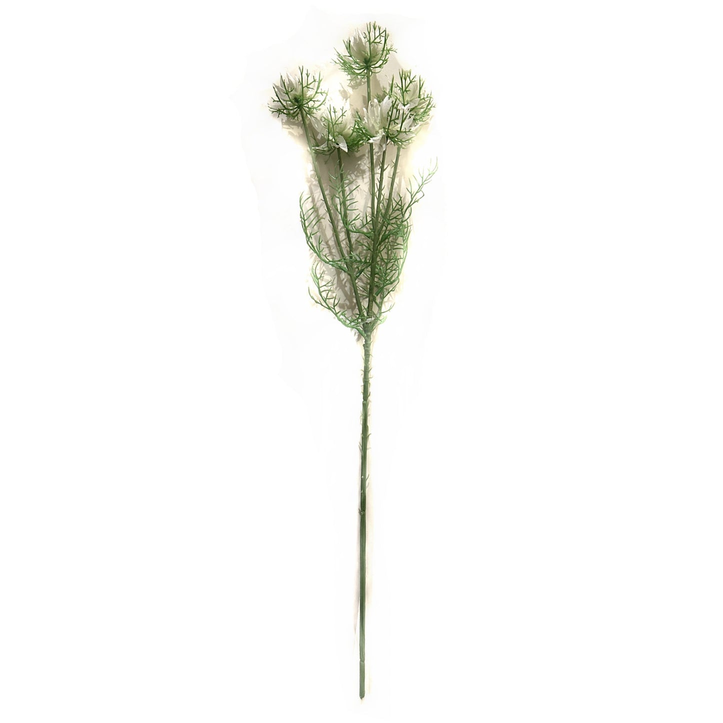 Artificial Nigella Flower Stem 57cm - White