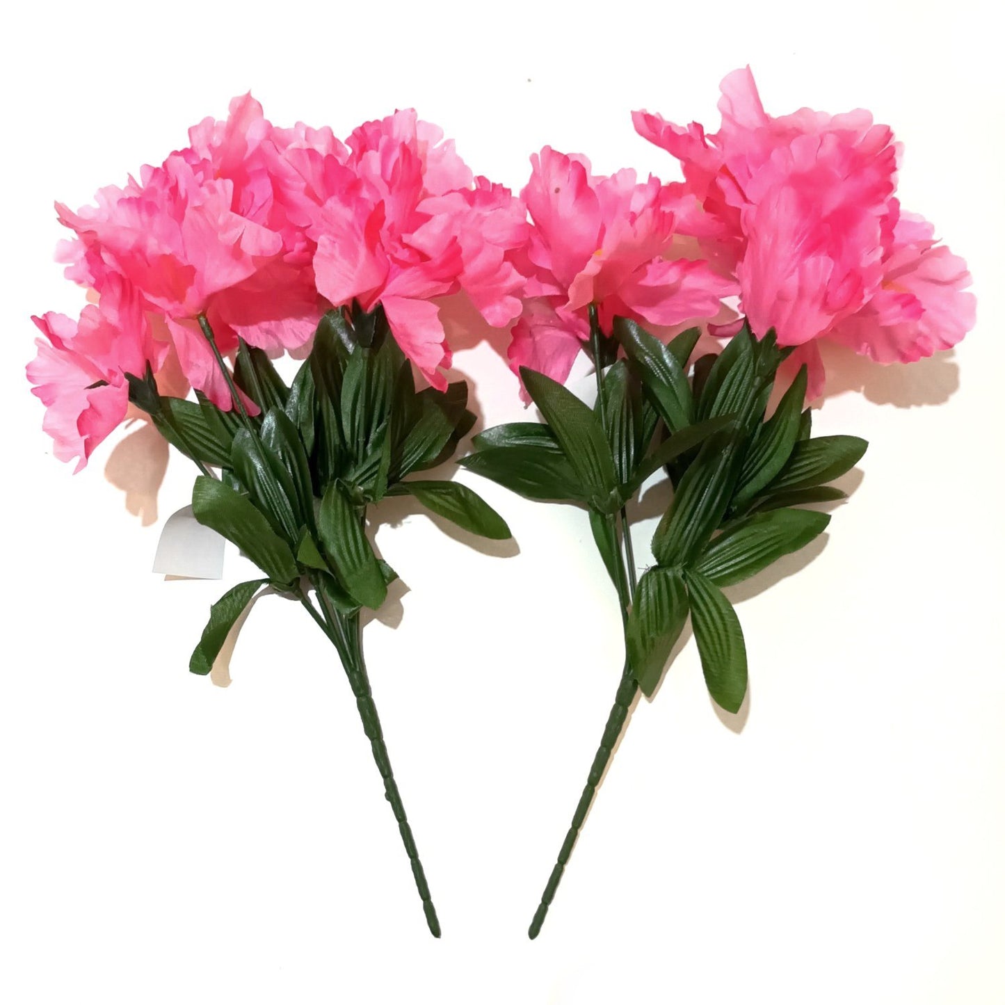 Artificial Iris Plant with Pink Flowers - 34cm