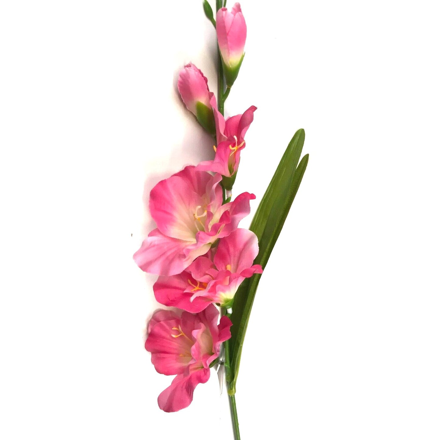 Artificial Gladiolus Flower Stem 58cm Pink