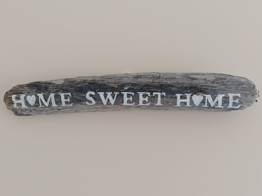 'Home Sweet Home' Original Devon Rustic Driftwood Wall Art 37cm