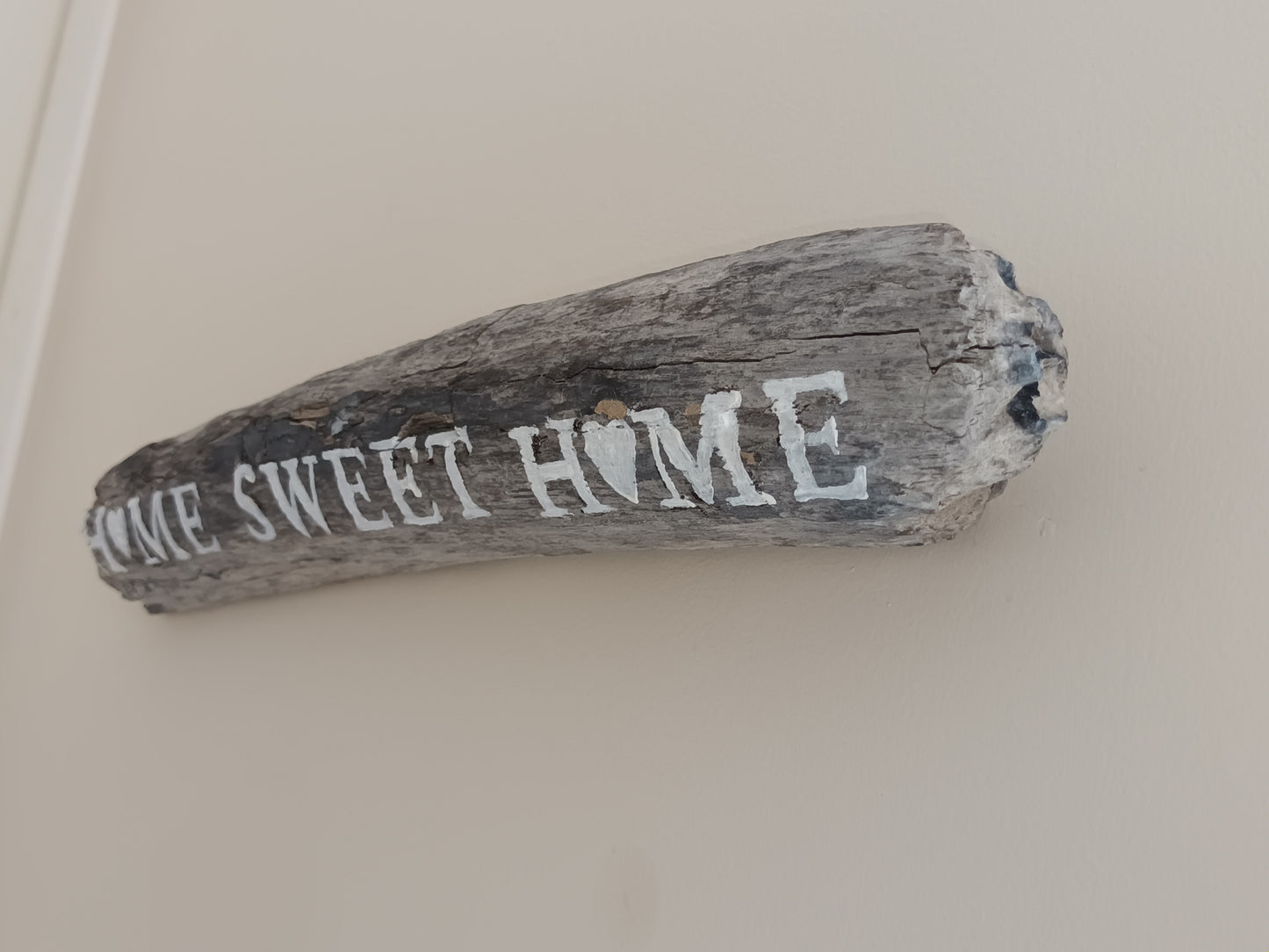'Home Sweet Home' Original Devon Rustic Driftwood Wall Art 37cm