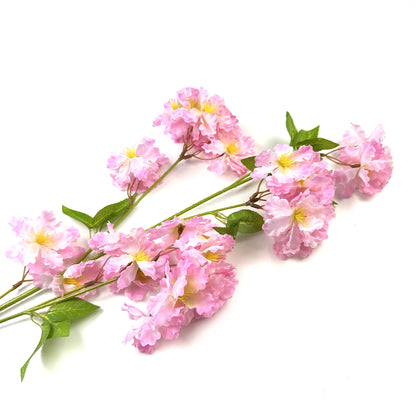 Artificial Apple Blossom Branch 87cm - Light Pink Flowers