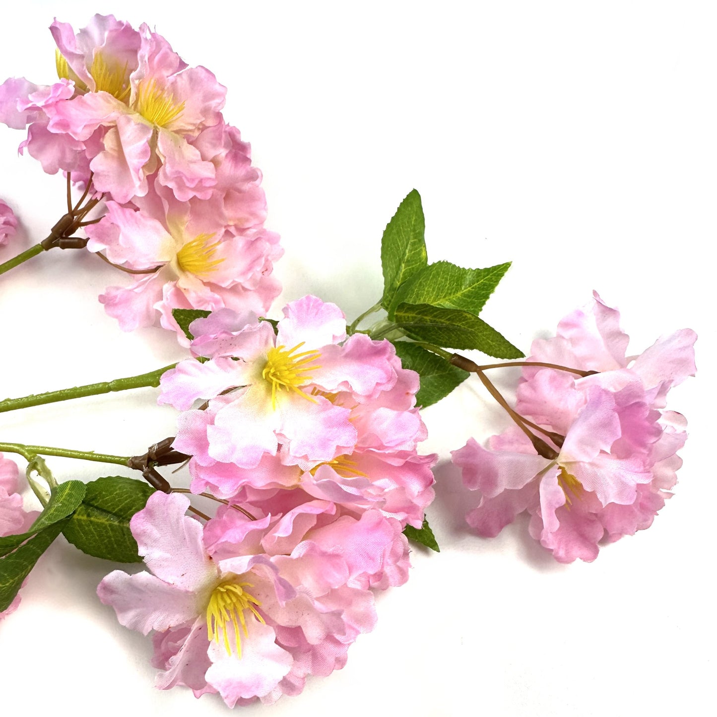 Artificial Apple Blossom Branch 87cm - Light Pink Flowers