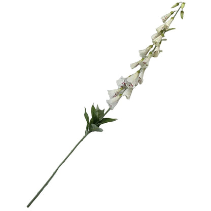 Artificial Foxglove Flower Stem 105cm - Cream