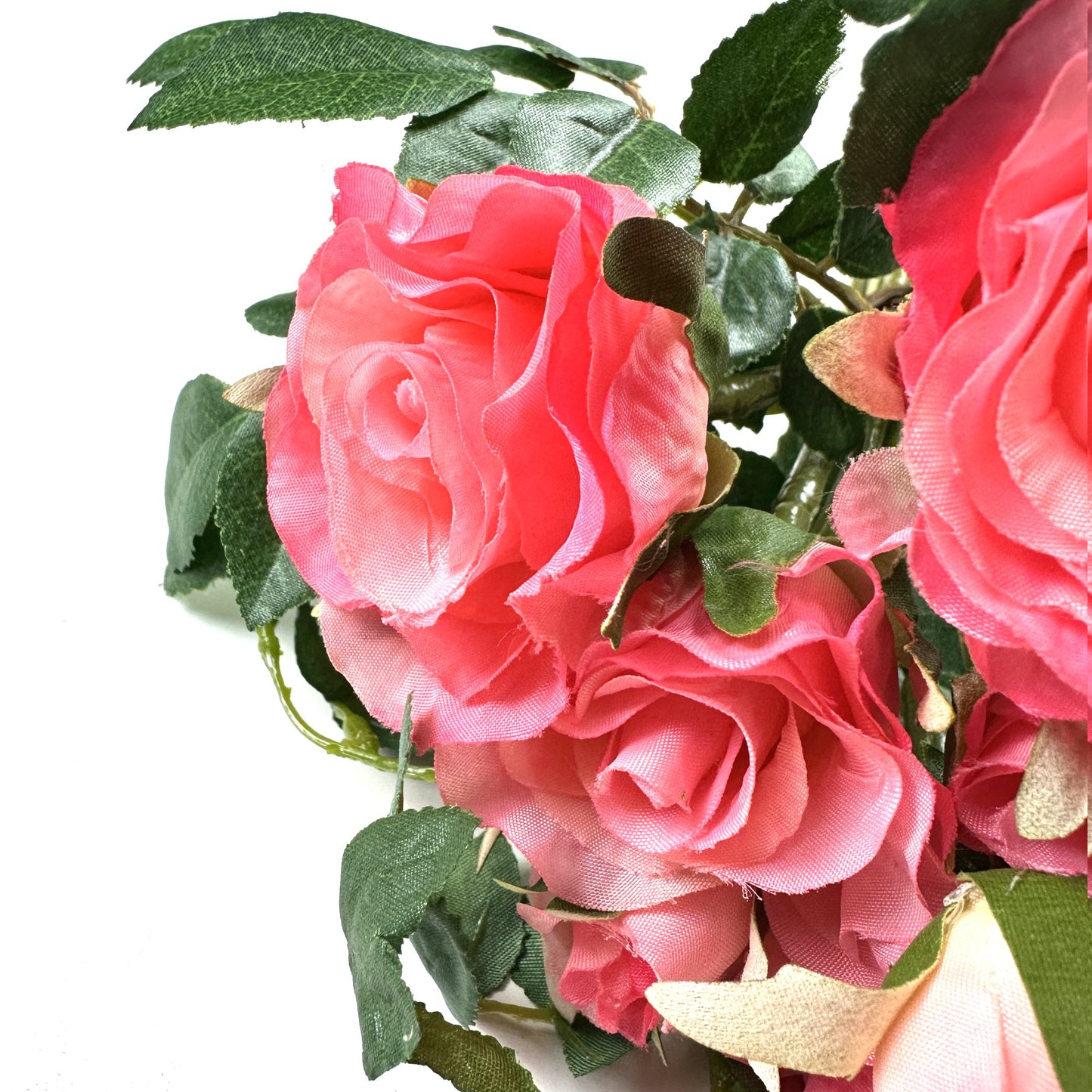 Artificial Rose Flower Bundle Bouquet 25cm - Pink