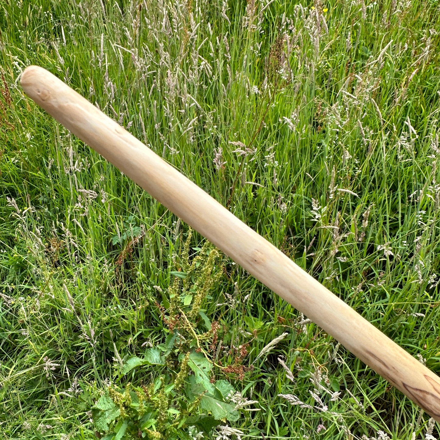 Hand Carved Natural Ash Wooden 'Unicorn' Wand 36cm