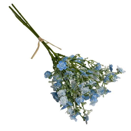 Artificial Forget Me Not Flower Bundle - Light Blue
