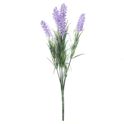Artificial Lavender Flower Bush 34cm - Light Purple