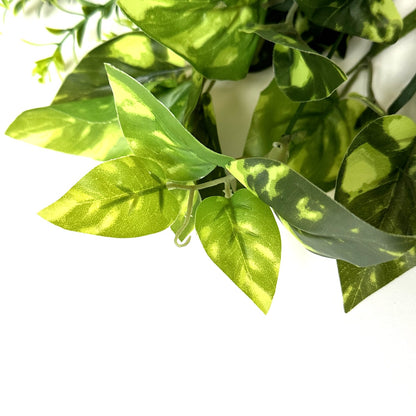 Artificial Plant 3pc Pack - Pothos, Tea Leaf and Sword Grass Bushes