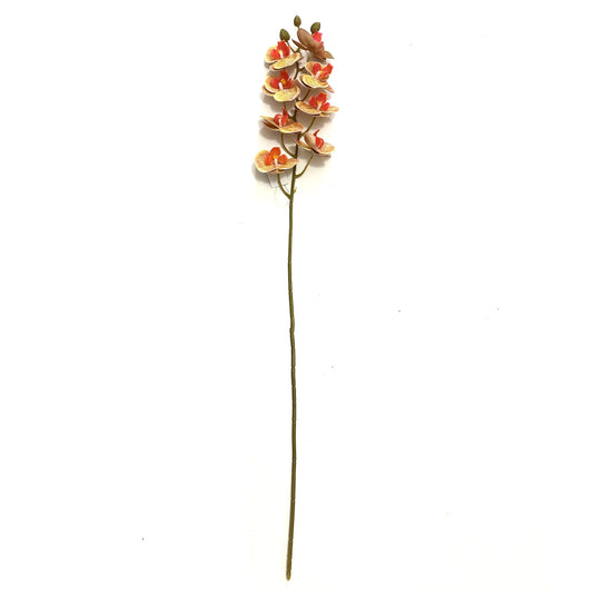 Artificial Peach Phalaenopsis Orchid Flower Stem 75cm