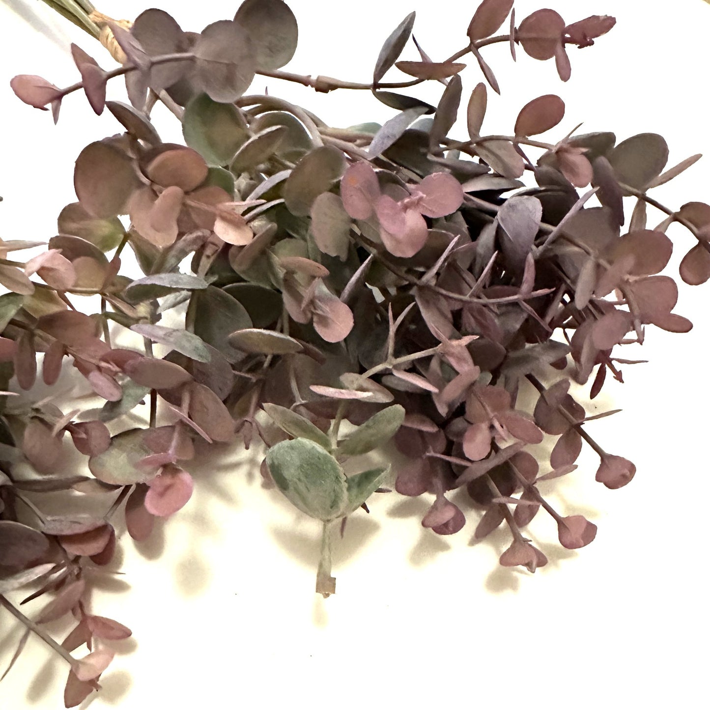 Artificial Eucalyptus Bundle Green and Purple - 36cm