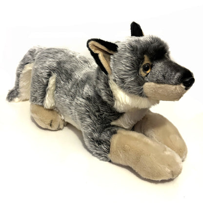50cm Laying Wolf Cuddly Toy