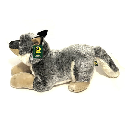 50cm Laying Wolf Cuddly Toy