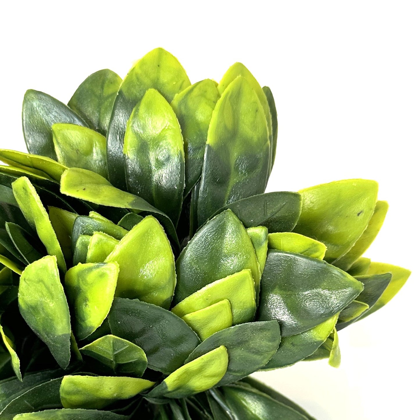 Artificial Green Foliage Two Tone Leaf Pick 15cm