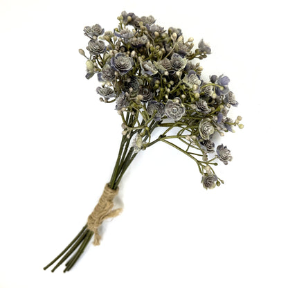 Artificial Gypsophila Bundle With Purple Flowers