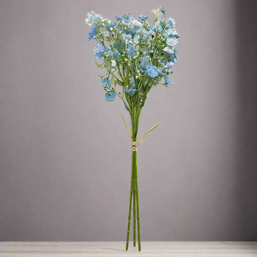 Artificial Forget Me Not Flower Bundle - Light Blue