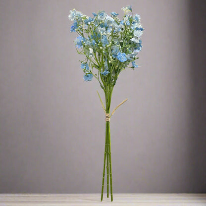 Artificial Forget Me Not Flower Bundle - Light Blue