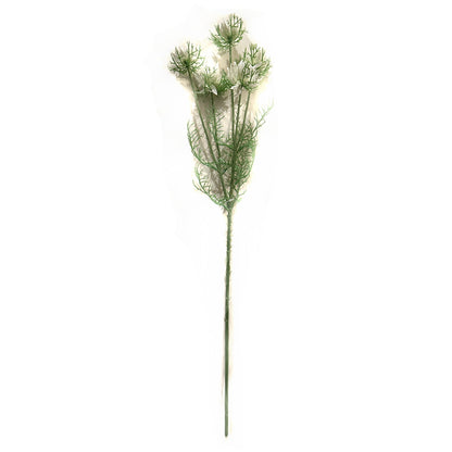 Artificial Nigella Flower Stem 57cm - White