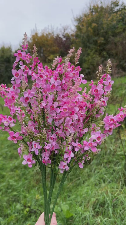 Artificial Pink Catmint Flower Stem