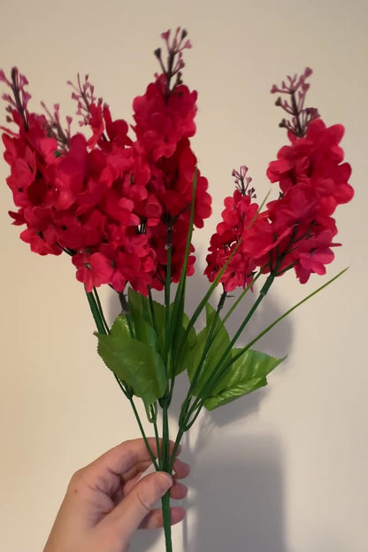 Artificial Lilac Flower Spray - Pink 35cm