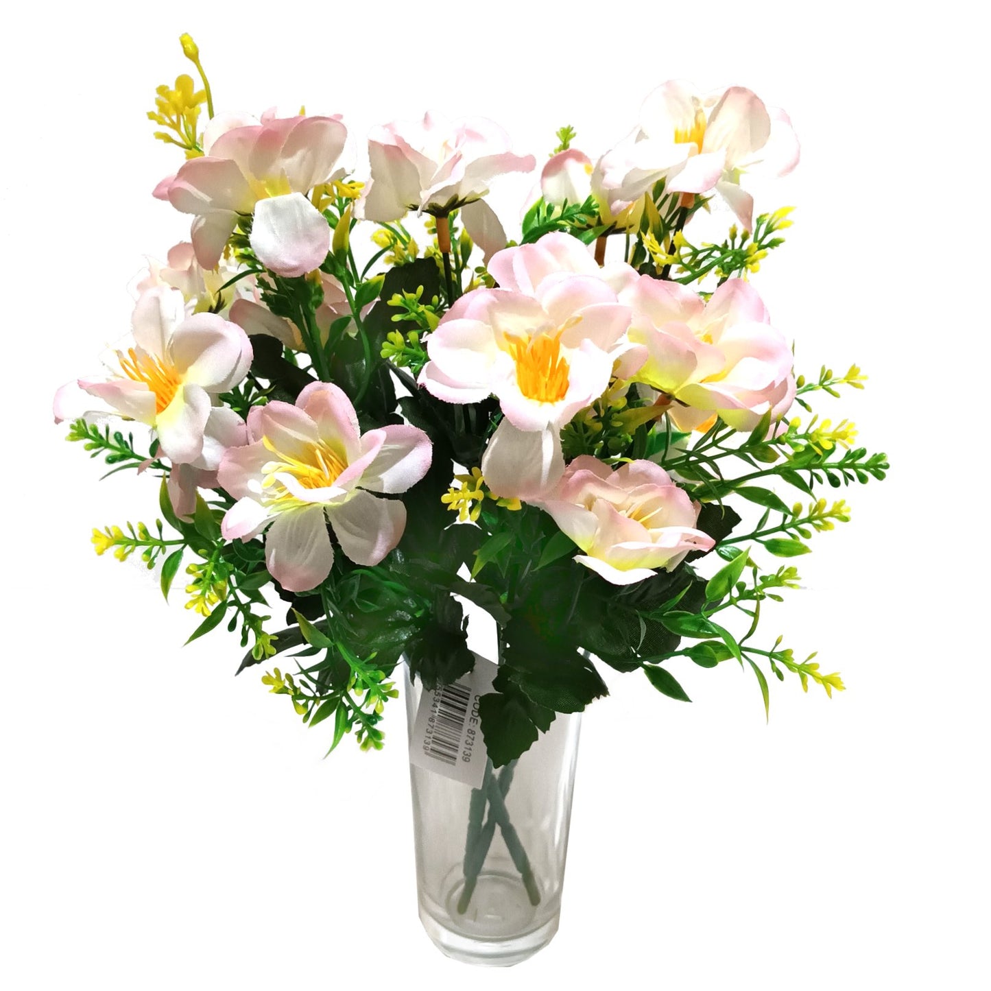 Artificial Mini Cosmos Flower Bush 31cm - 6 Colours to Choose From