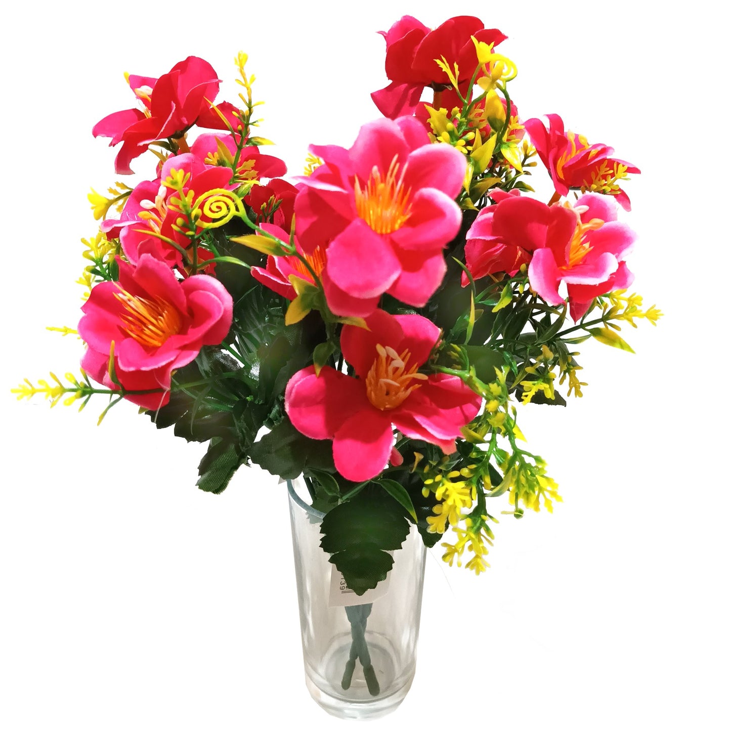 Artificial Mini Cosmos Flower Bush 31cm - 6 Colours to Choose From