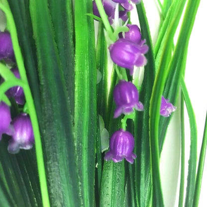 Artificial Bluebell Plant with Purple Flowers - 30cm
