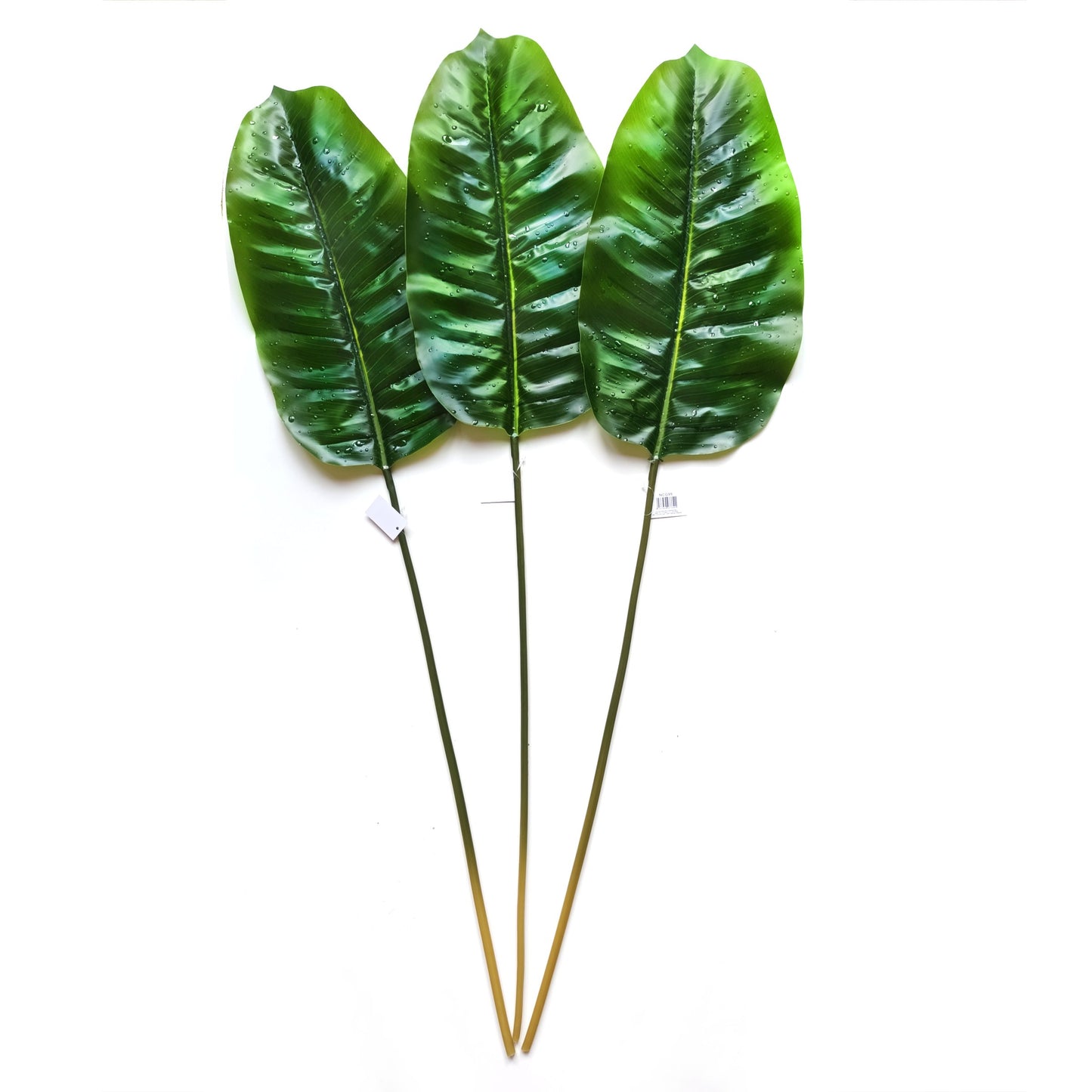 Artificial Banana Leaf With Raindrops