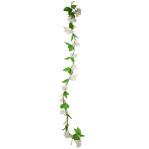 Artificial Wild Lily Garland With Ivory Flowers